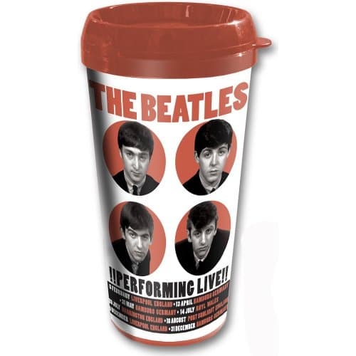 The Beatles Travel Mug: 1962 Performing Live (Plastic Body)