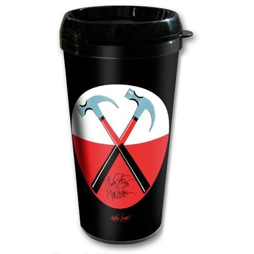 Pink Floyd Travel Mug: The Wall Hammers Logo (Plastic Body)