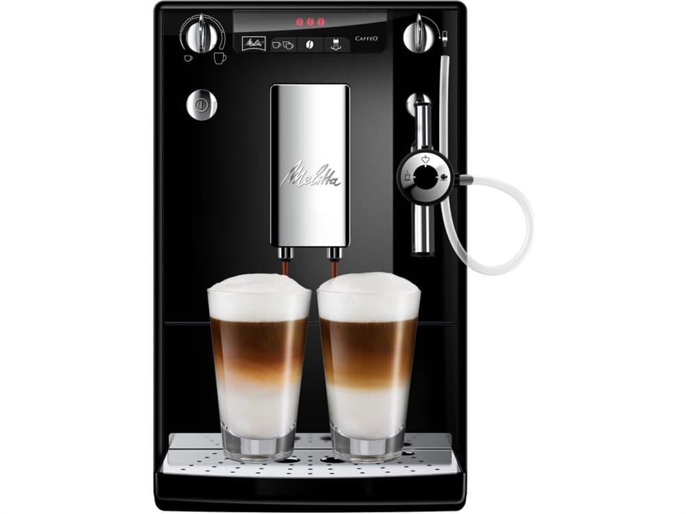 Melitta CAFFEO SOLO & Perfect Milk, Fritstående, Espresso machine, Sort, LCD, 1,2 L, Kaffebønner