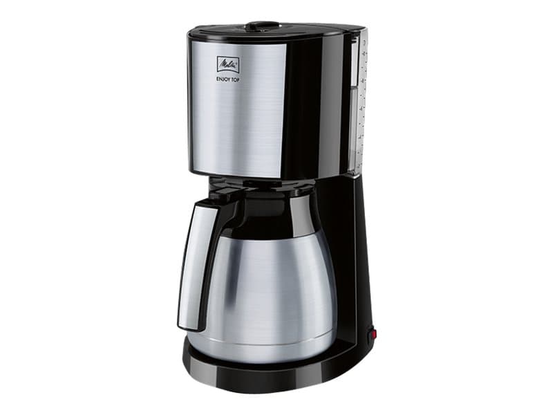 Melitta Enjoy Top Therm - Kaffemaskin - 15 koppar - rostfritt stål/svart