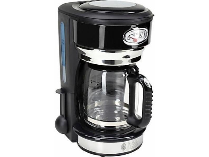 Russell Hobbs Retro Coffee maker Glass Carafe Black