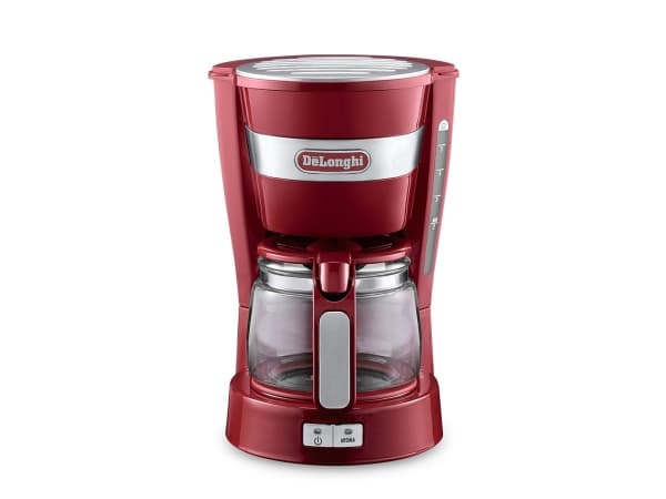 DeLonghi Active Line ICM14011.R, Droppande kaffebryggare, 0,65 l, Malat kaffe, 650 W, Röd