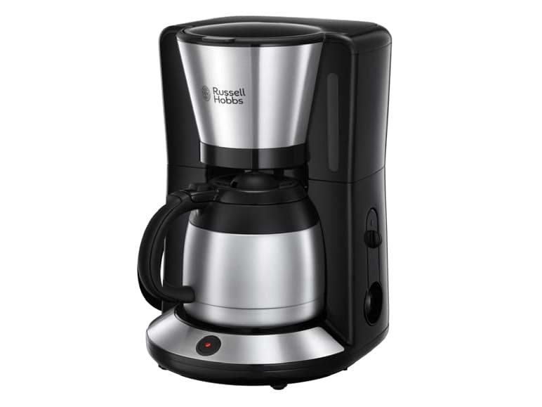Russell Hobbs 24020-56, Kaffebrygger (drypp), 1 l, Malt kaffe, Svart, Sølv