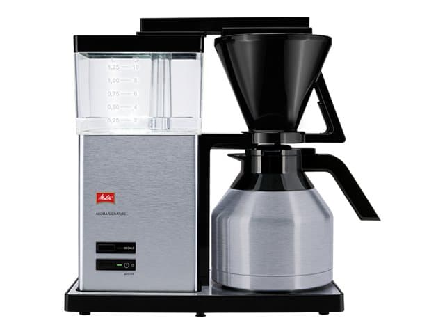 Melitta Aroma Signature Therm - Kaffemaskin - 10 kopper - svart/rustfritt stål