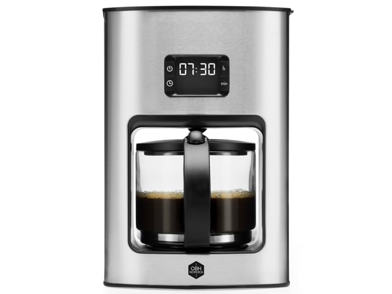 OBH Nordica Vivace Tempo, Droppande kaffebryggare, 1,5 l, 1080 W, Silver