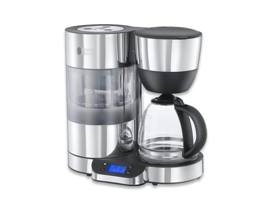 Russell Hobbs 20770-56, Droppande kaffebryggare, Malat kaffe, Svart, Rostfritt stål, Transparent