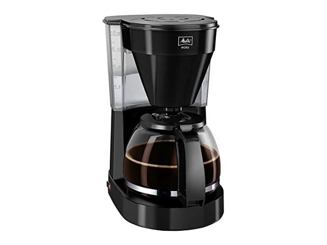 Melitta 1023-02, Droppande kaffebryggare, Malat kaffe, 1050 W, Svart, Rostfritt stål