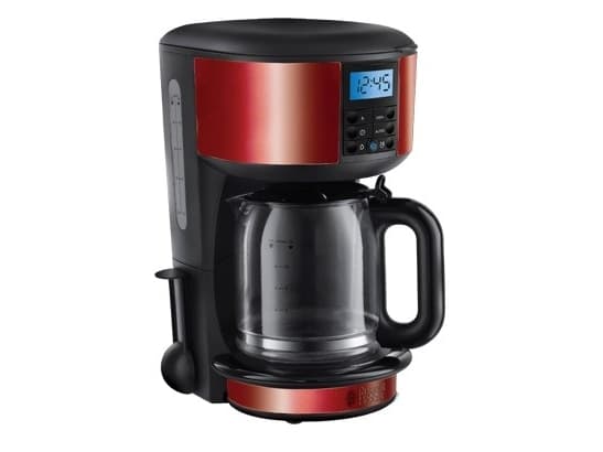 Russell Hobbs Legacy, Droppande kaffebryggare, 1,25 l, Malat kaffe, 1000 W, Svart, Röd