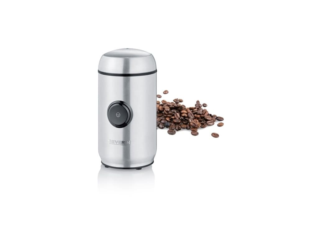 SEVERIN KM 3879 - Krydd/kaffemalare - 150 W - borstat stål/svart
