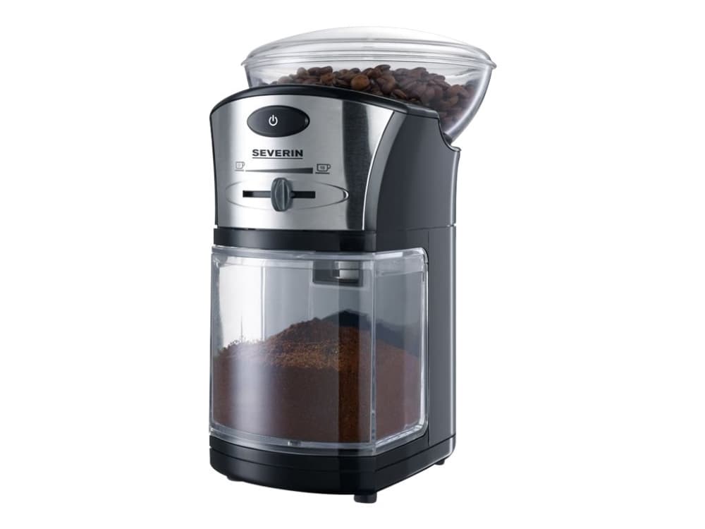 SEVERIN KM 3874 - Kaffekvern - 100 W - svart / sølv