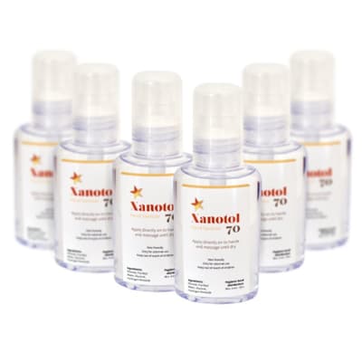 6-pack Spray 80 ml Handsprit - Handdesinfektion Xanotol 70 OBS gratis frakt inom Sverige!