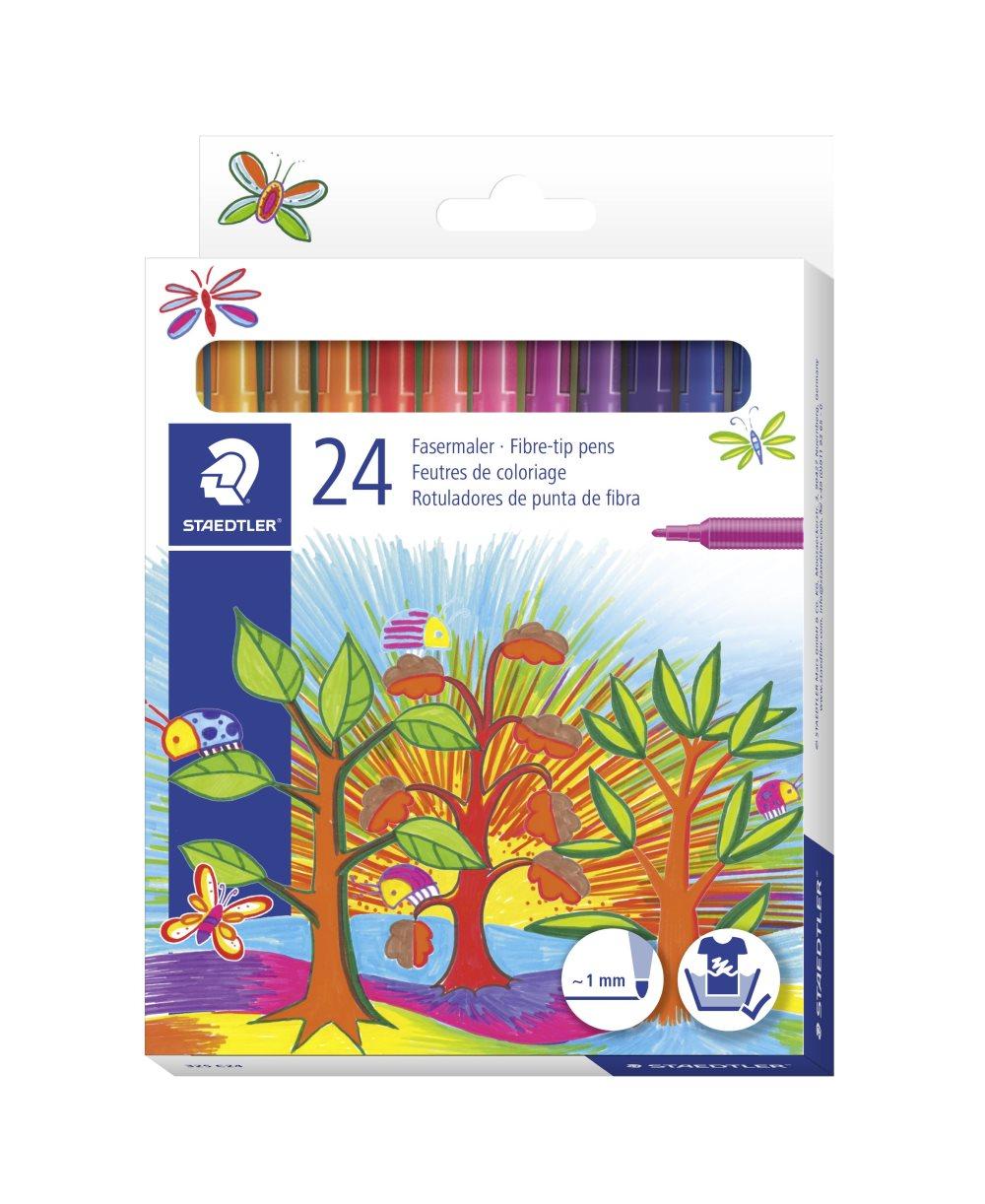 STAEDTLER Noris Club® Lasten Tussit Paperilaatikossa 24 kpl