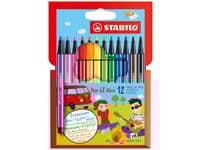 Kuitukärkikynä STABILO Pen 68 mini (12 kpl)