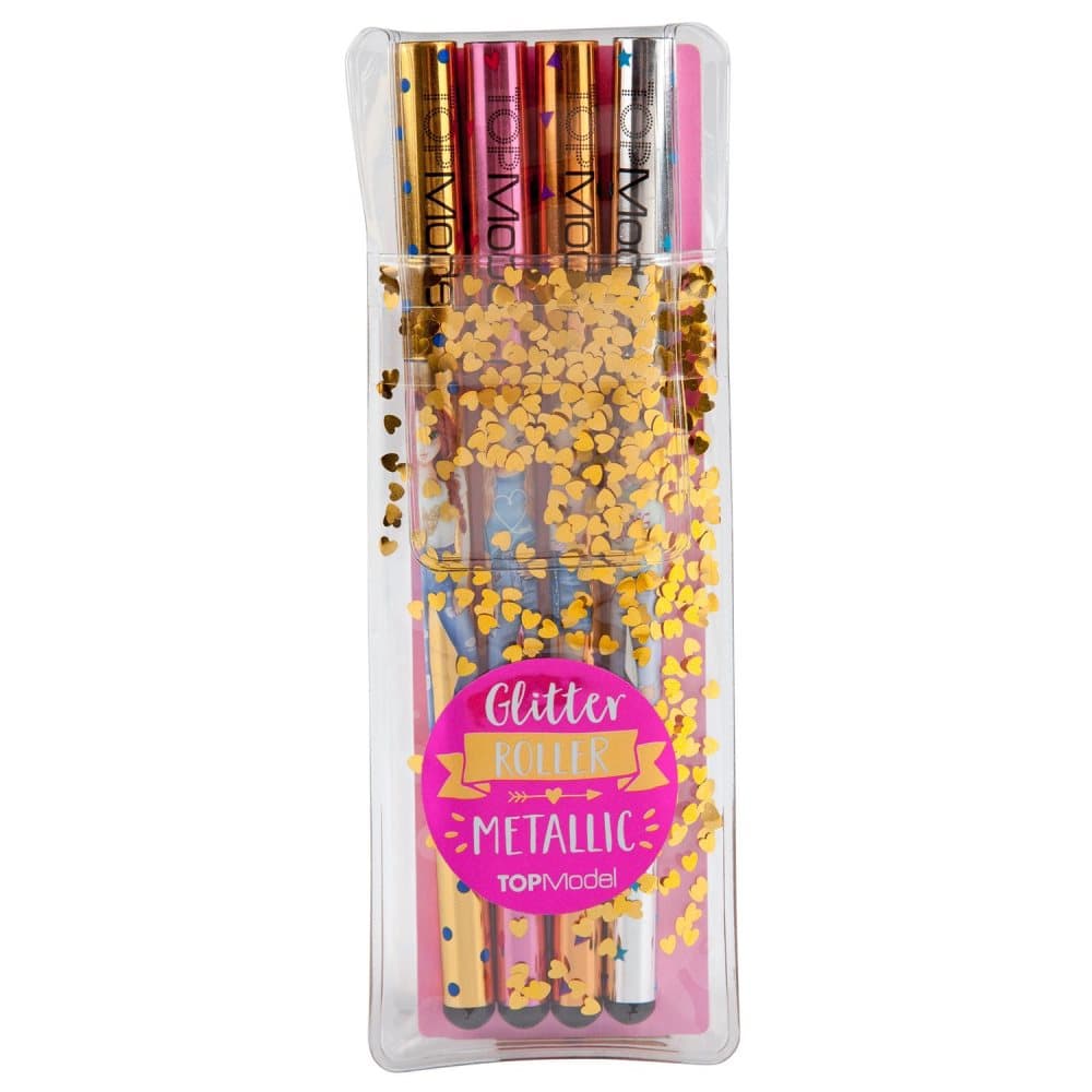 TOPModel Gelpennor Metallic 4-pack
