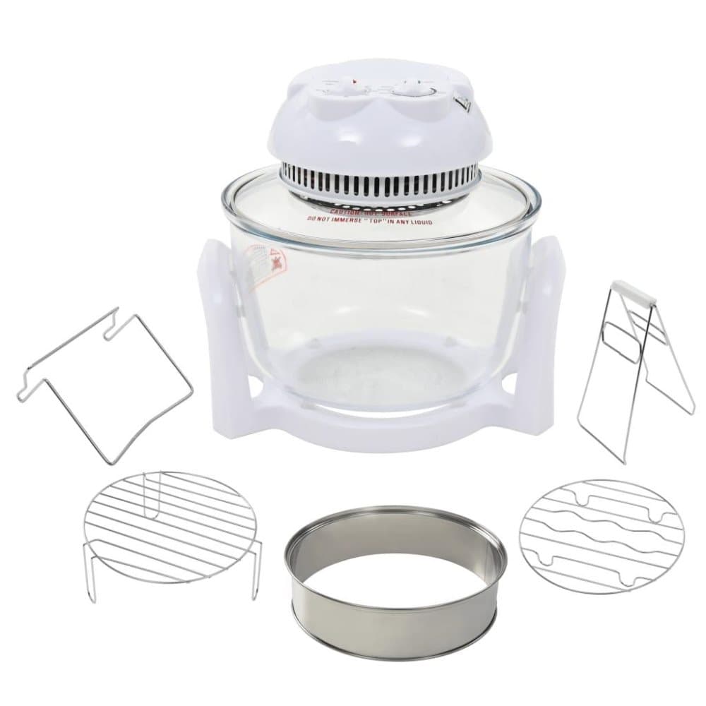 vidaXL halogen konvektionsovn med udbygningsring 800 W 10 l