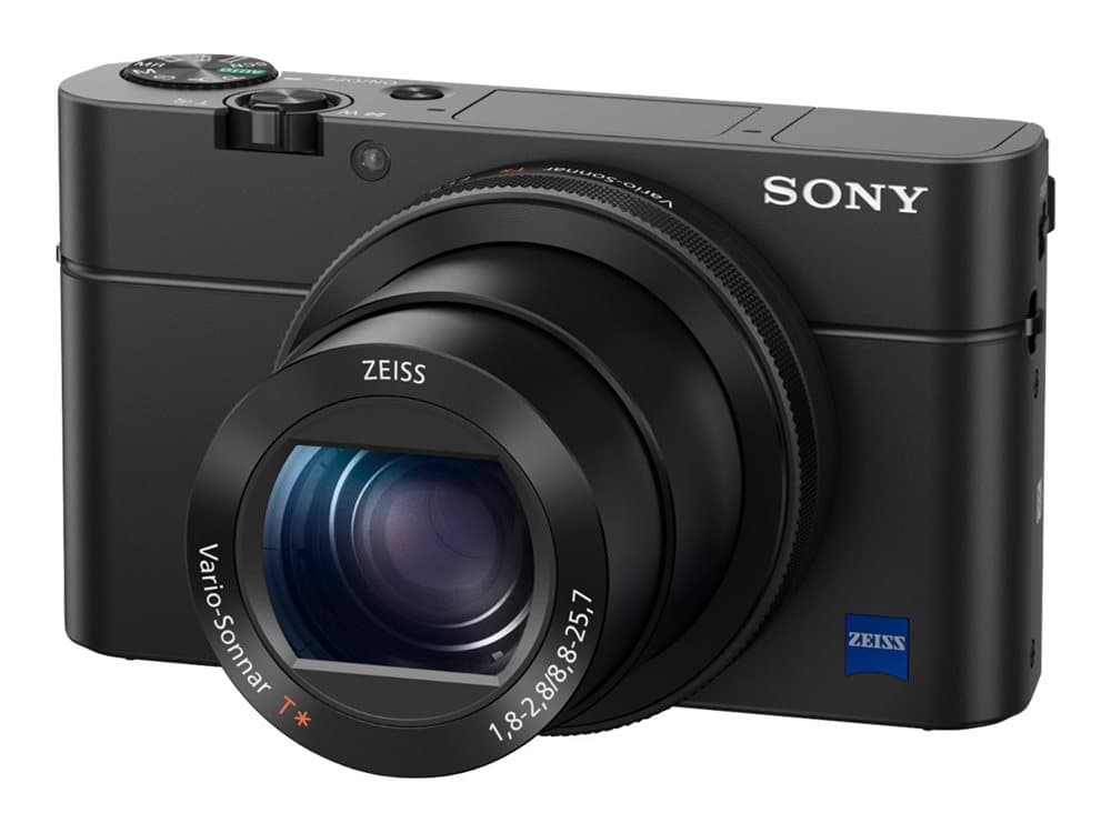 Sony Cyber-shot DSC-RX100 IV - Digitalkamera - kompakt - 20.1 MP - 4 K - 2.9x optisk zoom - Carl Zeiss - Wi-Fi, NFC - svart