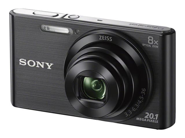 Sony Cyber-shot DSC-W830 - Digitalkamera - kompakt - 20.1 MP - 720 p - 8x optisk zoom - svart