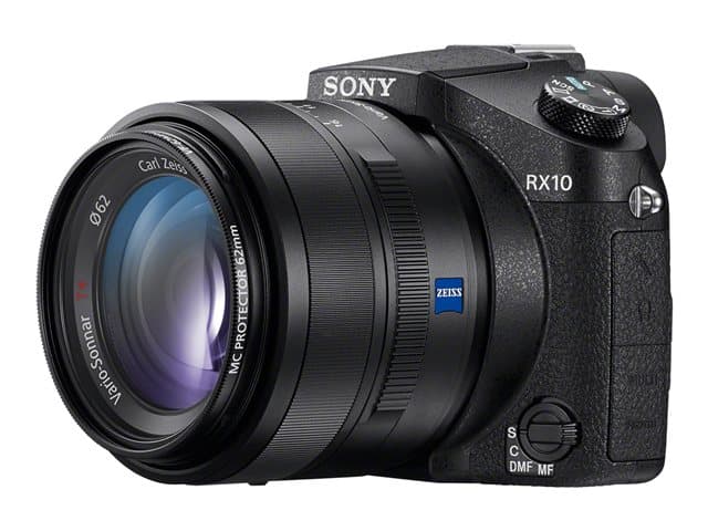 Sony Cyber-shot DSC-RX10 - Digitalkamera - kompakt - 20.2 MP - 8.3x optisk zoom - Carl Zeiss - Wi-Fi, NFC - svart