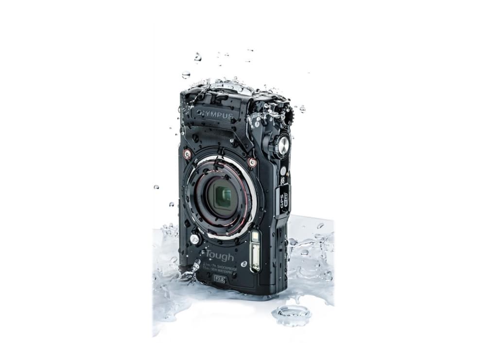 Olympus Tough TG-6, 12 MP, 4000 x 3000 pixlar, CMOS, 4x, 4K Ultra HD, Svart