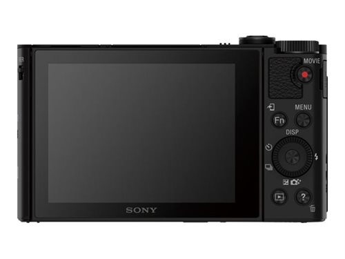 Bild av Sony Cyber-shot DSC-HX80 - Digitalkamera - kompakt - 18.2 MP - 1 080 p / 60 fps - 30x optisk zoom - Carl Zeiss - Wi-Fi, NFC - svart