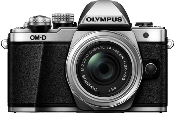 Olympus OM-D E-M10 Mark II Camera + 14-42mm II R, 16,1 MP, 4608 x 3456 pixlar, Live MOS, Full HD, Pekskärm, Svart, Silver