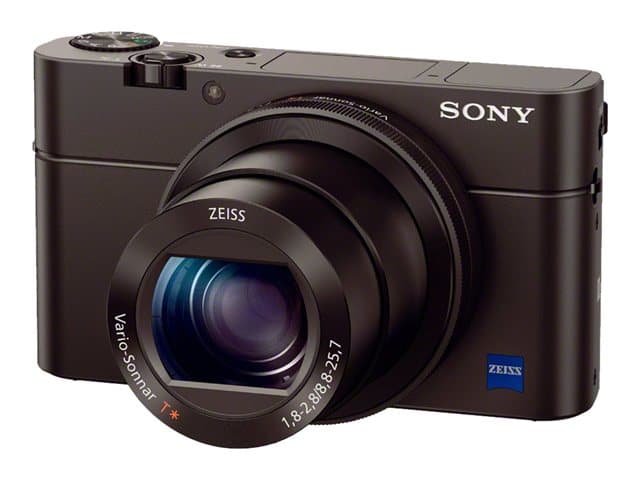 Sony Cyber-shot DSC-RX100 III - Digitalkamera - kompakt - 20.1 MP - 2.9x optisk zoom - Carl Zeiss - Wi-Fi, NFC - svart