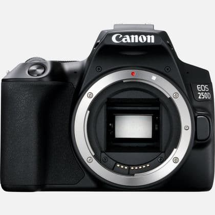 Canon EOS 250D, 24,1 MP, 6000 x 4000 piksler, CMOS, 4K Ultra HD, Pekeskjerm, Svart