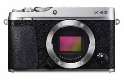 Fujifilm X -E3, 24,3 MP, 6000 x 4000 pixlar, CMOS III, 4K Ultra HD, Pekskärm, Svart, Silver