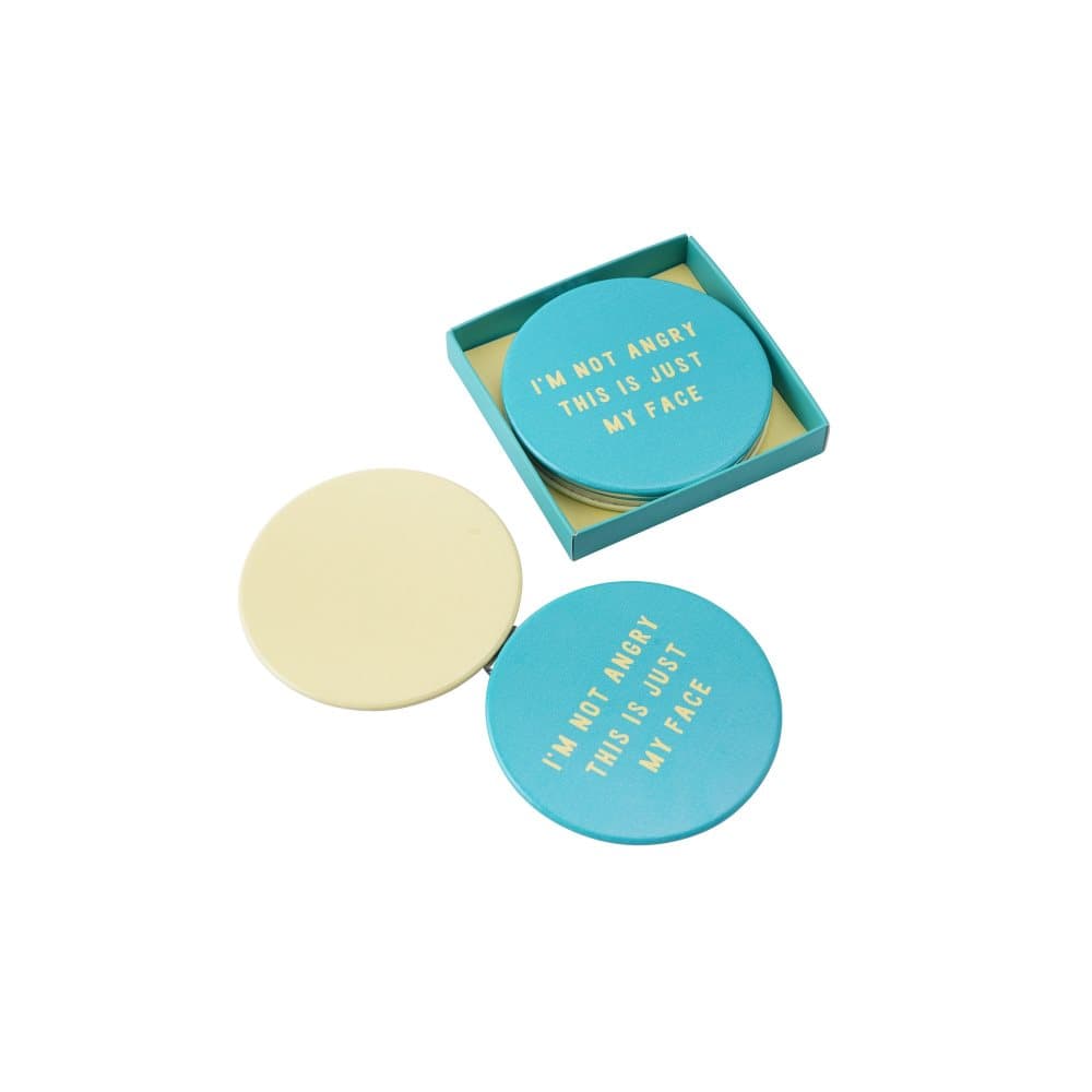 My Thoughts Exactly Im Not Angry Compact Mirror