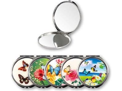 Top Choice Cosmetic Mirror Round Pocket Mirror (85444)
