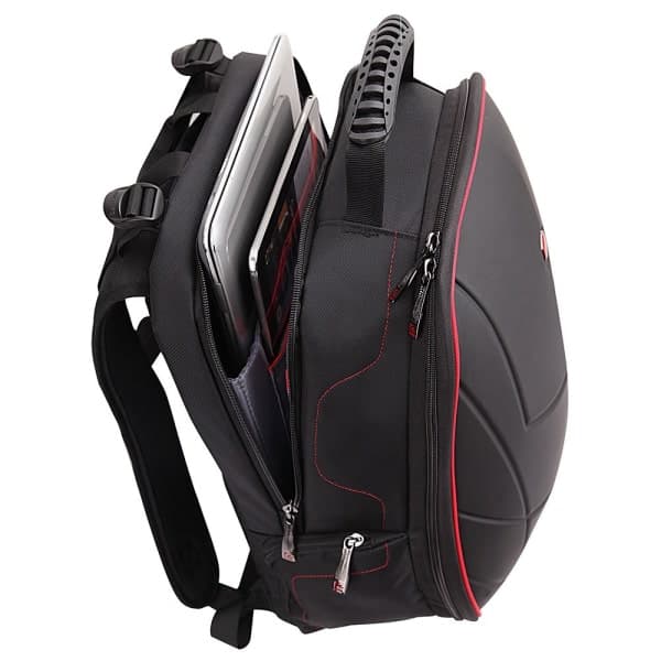 BestLife Assailant 17" Gaming Backpack. Sort/Rød.