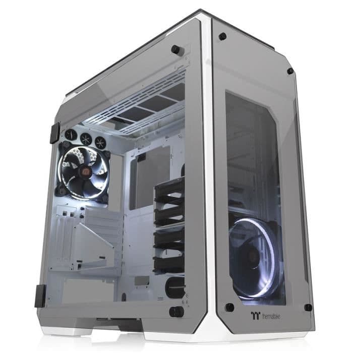 THERMALTAKE PC View 71 TG Snow Edition -kotelo - Keskikokoinen torni - Valkoinen