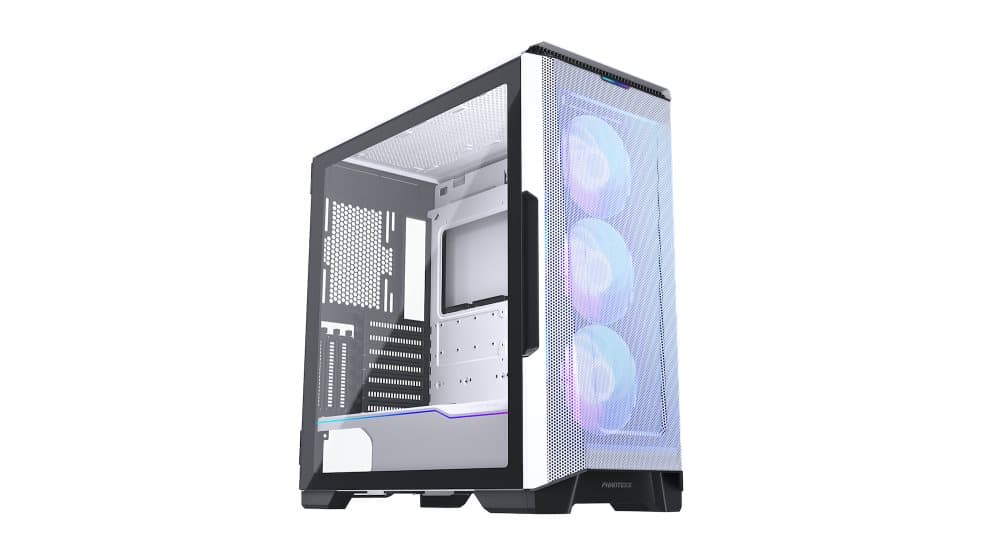 Phanteks Eclipse P500 Air ATX Case, Tempered Glass,DRGB, Glacier White