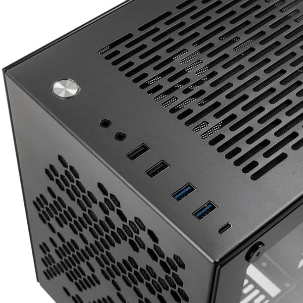 Kolink Rocket Heavy Aluminium Mini-ITX Case - Gunmetal Grey