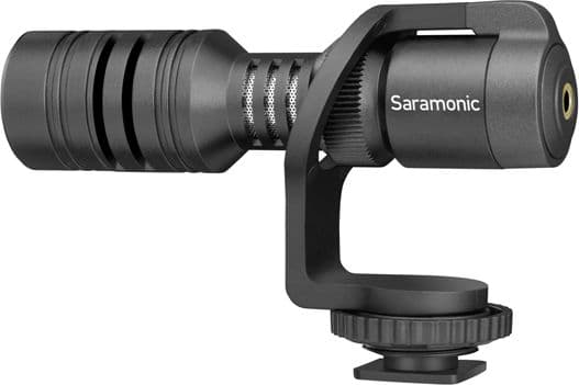 Saramonic Vmic Mini Mini Microphone er designet for DSLR-er, kameraer og smarttelefoner