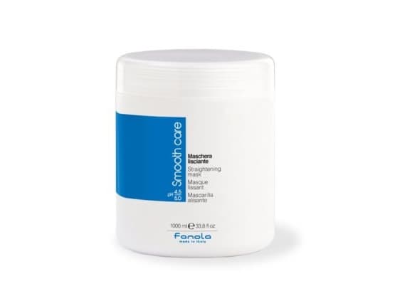 Fanola Smooth Care, Kvinner, Krøllete hår, Skadet hår, Uregjerlig hår, All colours, 1000 ml, Fuktighets krem, Reparere, Utjevning, Forsterke, Cottons