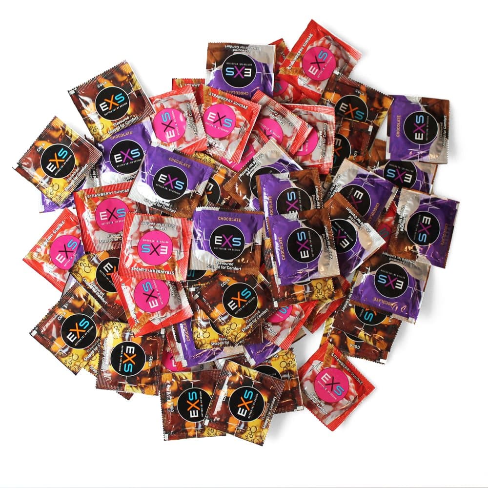EXS Kondomer - Mixed Flavours 50 pack