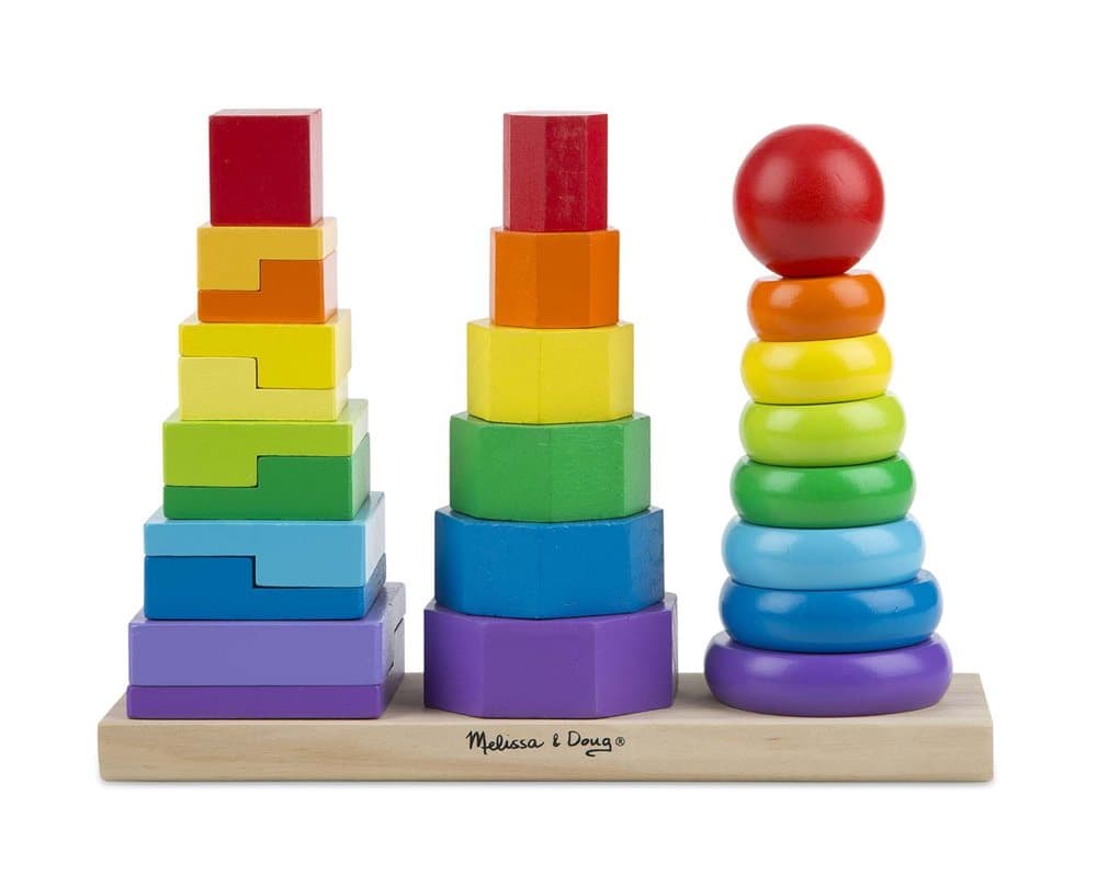 Melissa & Doug Geometriset Pinottavat Palikat