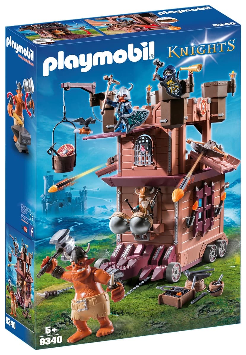 Dvärgfästning på hjul, Playmobil Knights (9340)