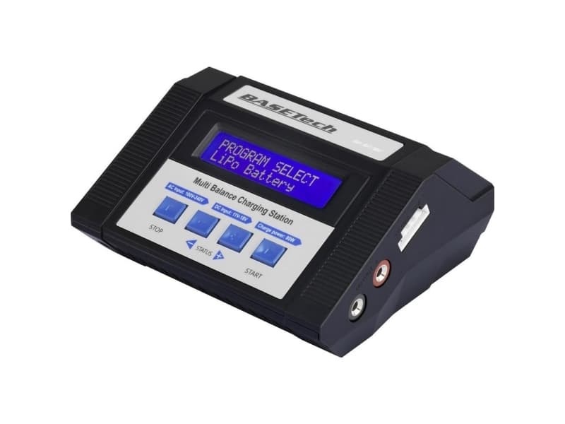 Basetech Modelbyggeri-multifunktionsoplader 100 V, 240 V, 12 V 10 A Bly, NiMH, NiCd, LiPo, Li-Ion, LiHV, Bly-calcium
