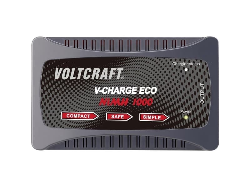 VOLTCRAFT Eco NiMh 1000 Modelbyg-oplader 230 V 1 A NiMH, NiCd
