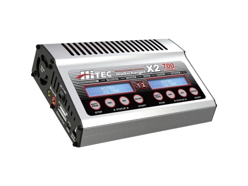 Hitec Multicharger X2 Modelbyggeri-multifunktionsoplader 24 V 30 A LiPo, Li-Ion, LiFePO , LiHV, NiMH, NiCd, Bly
