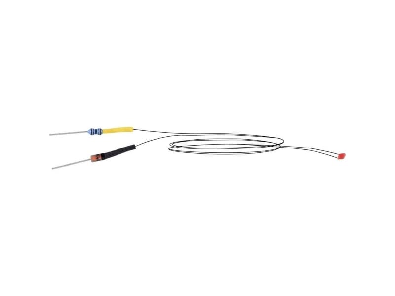 Viessmann 3563 LEDer med kabler Rød