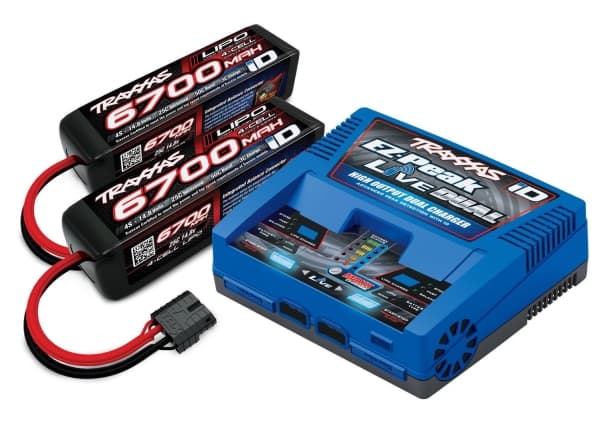 Traxxas EZ-Peak Live Dual +2x LiPo-Akku Caricatore per modellismo 26 A LiPo, NiMH Spegnimento Minus Delta U, Rilevamento, Battery charger power suppl