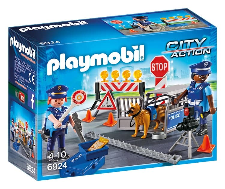 Polisvägspärr, Playmobil City Action (6924)