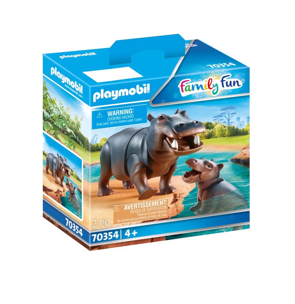 Playmobil Family Fun 70354 Flodhäst med unge