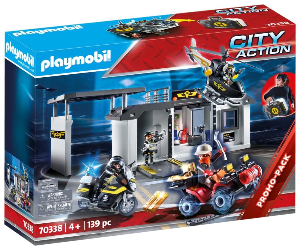 Playmobil City Action 70338 Medtagbar stor central för polisens insatsstyrka