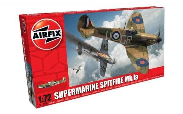 Airfix Supermarine Spitfire MkIa 1:72 Modelbyggesæt