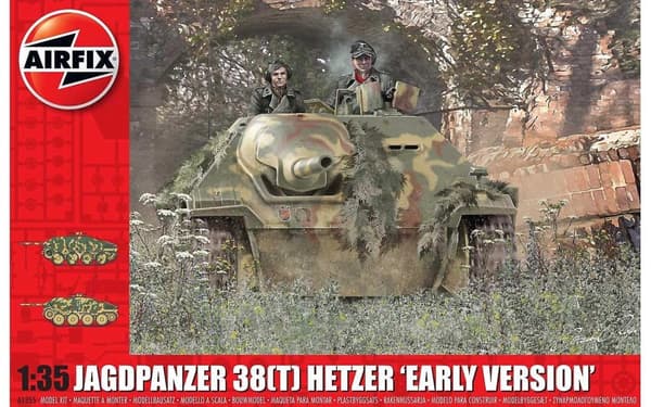 Airfix JagdPanzer 38T Hetzer "Early Version" 1:35 Mallinrakennussarja