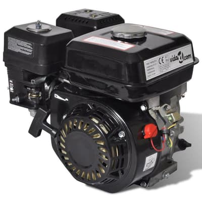 Bensinmotor 6,5 HK 4,8 kW svart